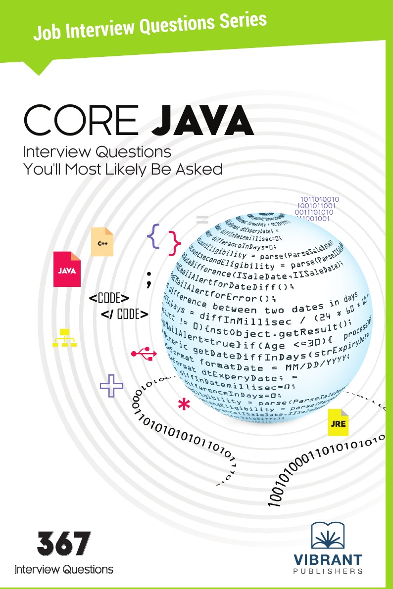 

CORE JAVA Interview Questions You'll Most Likely Be Asked