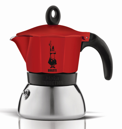 

Кофеварка Bialetti Moka Induction 0.27л нерж.сталь красный (6946)