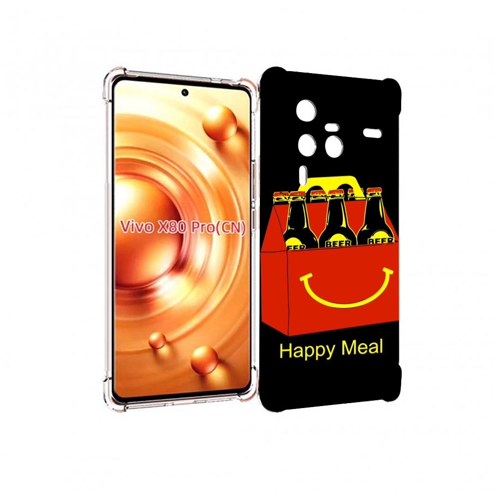 

Чехол MyPads Happy Meal для Vivo X80 Pro, Прозрачный, Tocco