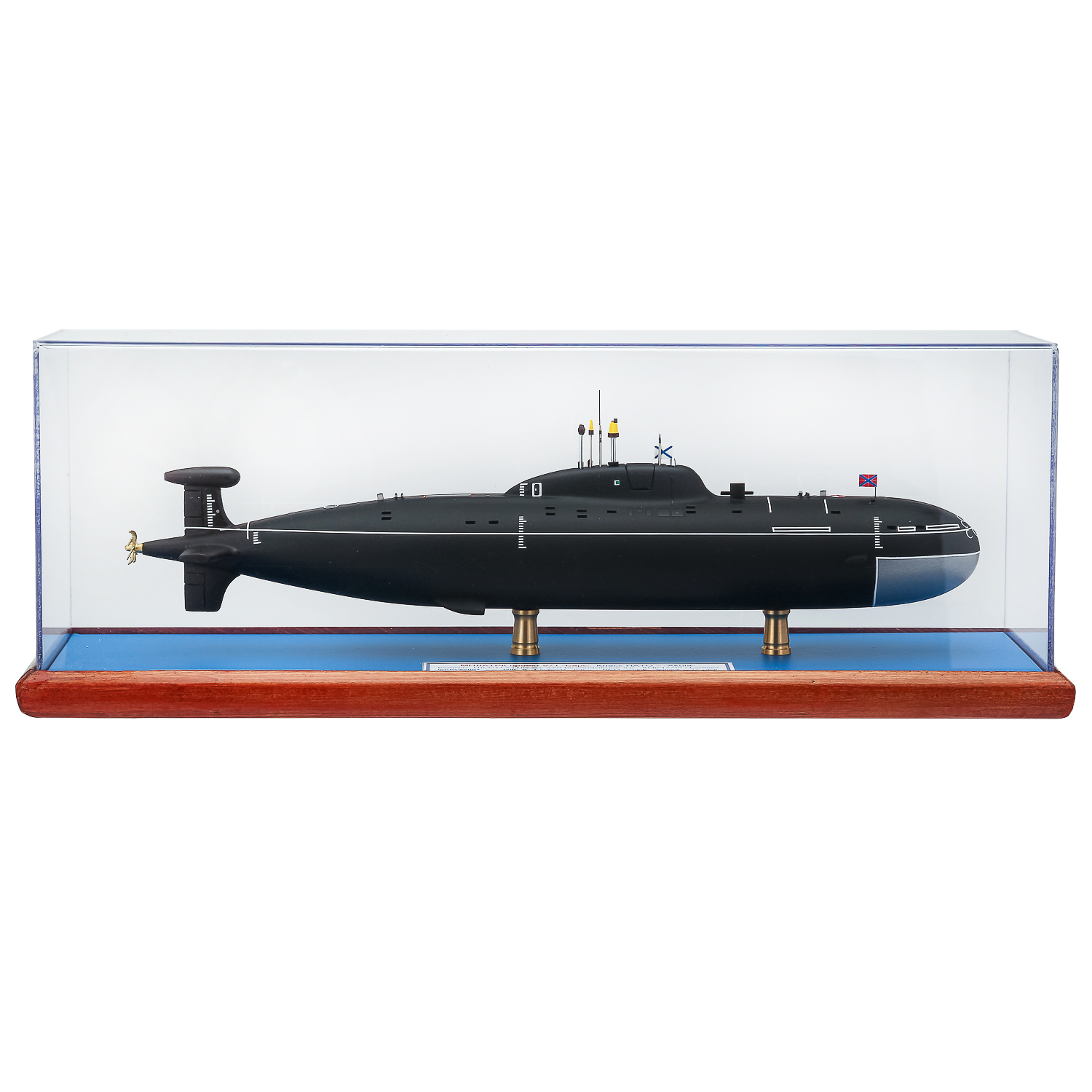 фото Макет подводной лодки мапл проект 971 "барс". масштаб 1:400 russia the great