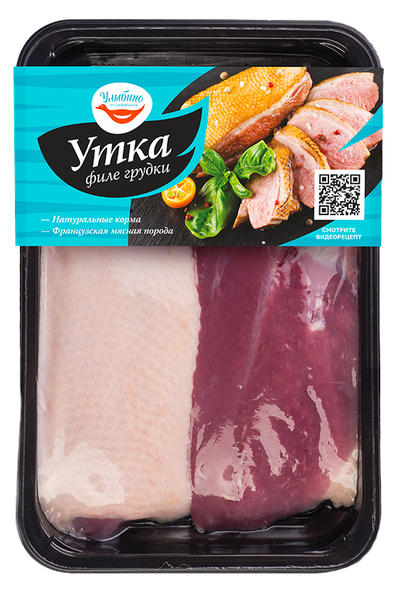 

Филе Улыбино грудки утенка 500 г