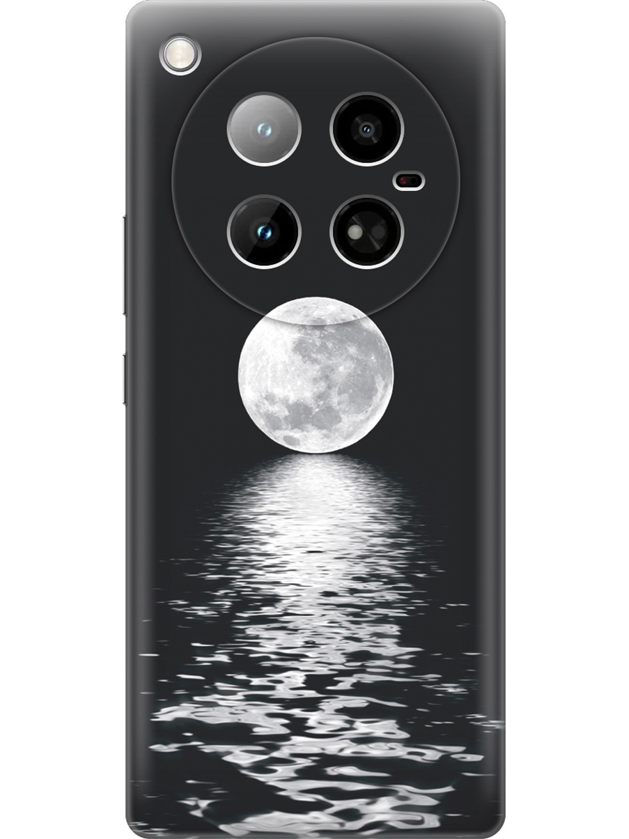

Силиконовый чехол на Infinix Zero 40 4G с принтом "Луна над морем", Прозрачный;белый;черный, 786722341