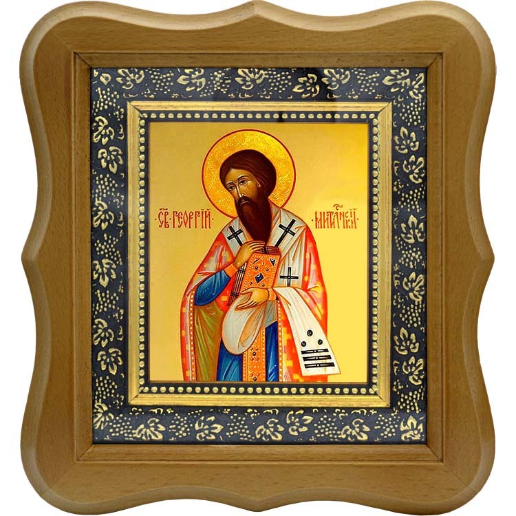

Георгий II Митиленский, Святитель, епископ. Икона на холсте.