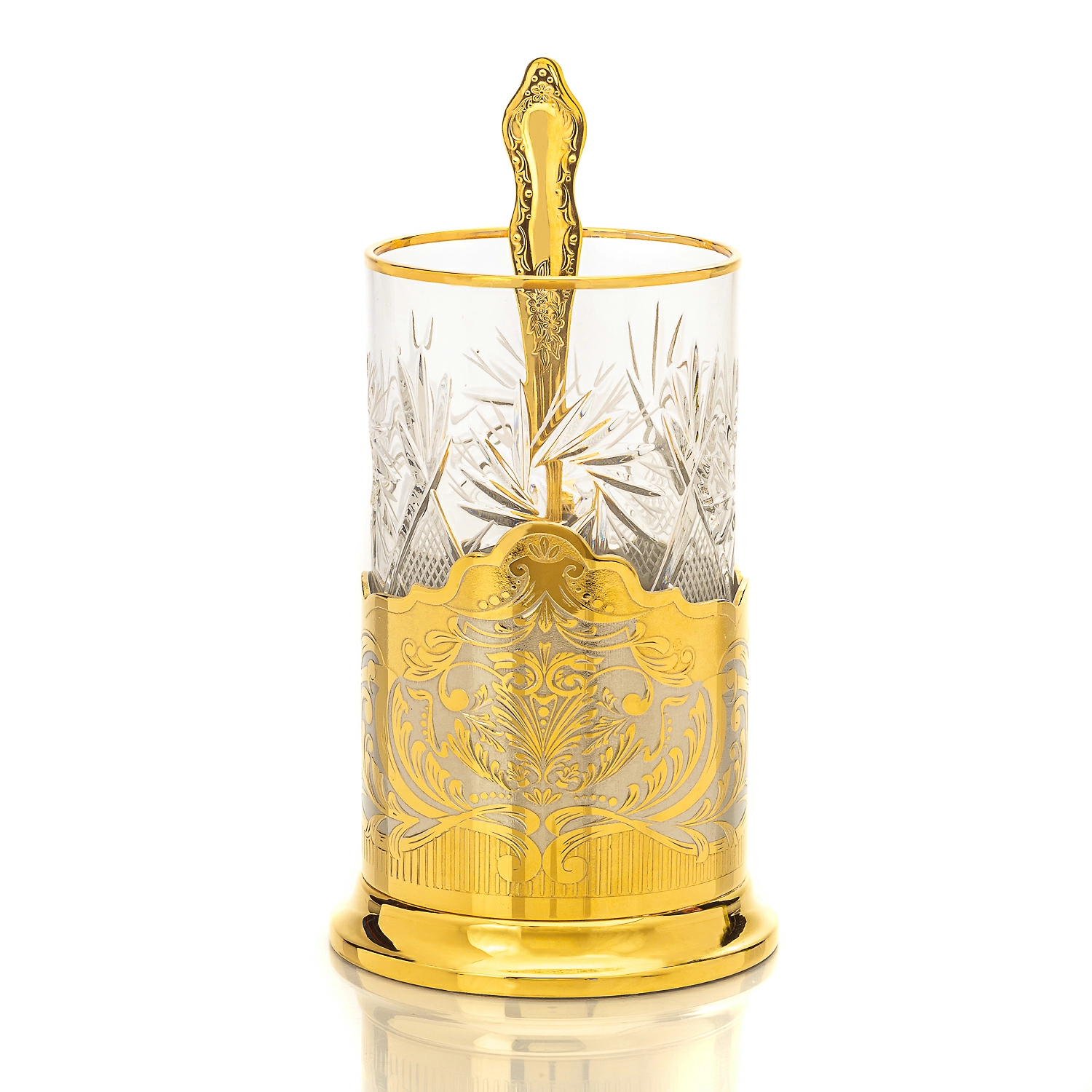 

Подстаканник латунный "Узор". Златоуст