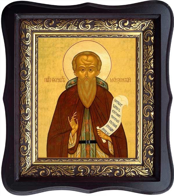 

Ферапонт Монзенский, Галичский Преподобный. Икона на холсте.