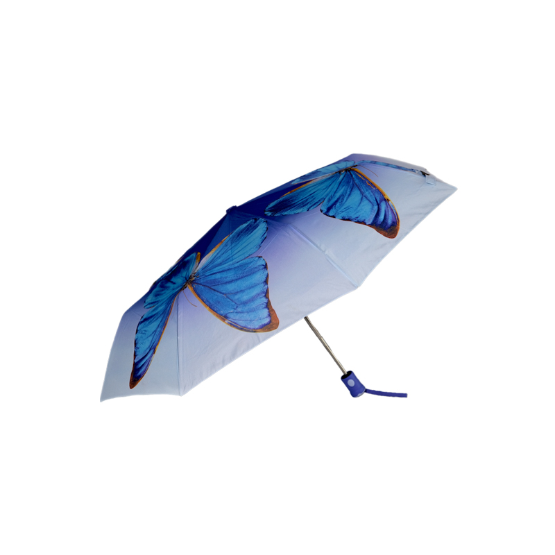 Зонт женский Accessories Бабочки, синий