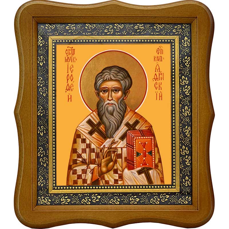 

Иерофей Афинский, епископ, cвященномученик. Икона на холсте.
