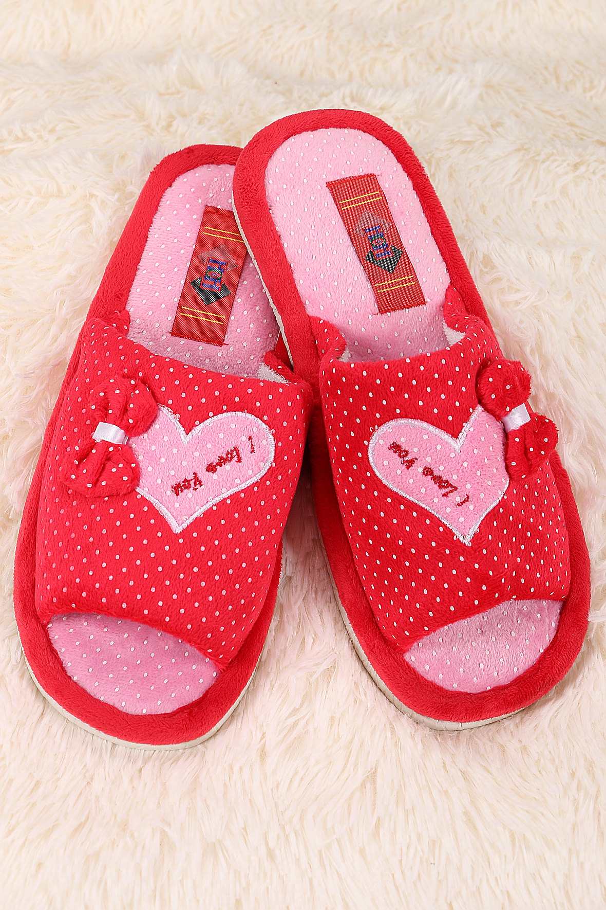 

Тапочки женские AlmondShop ТР-27 В-56.С3 красные 37 RU, Красный, ТР-27 В-56.С3