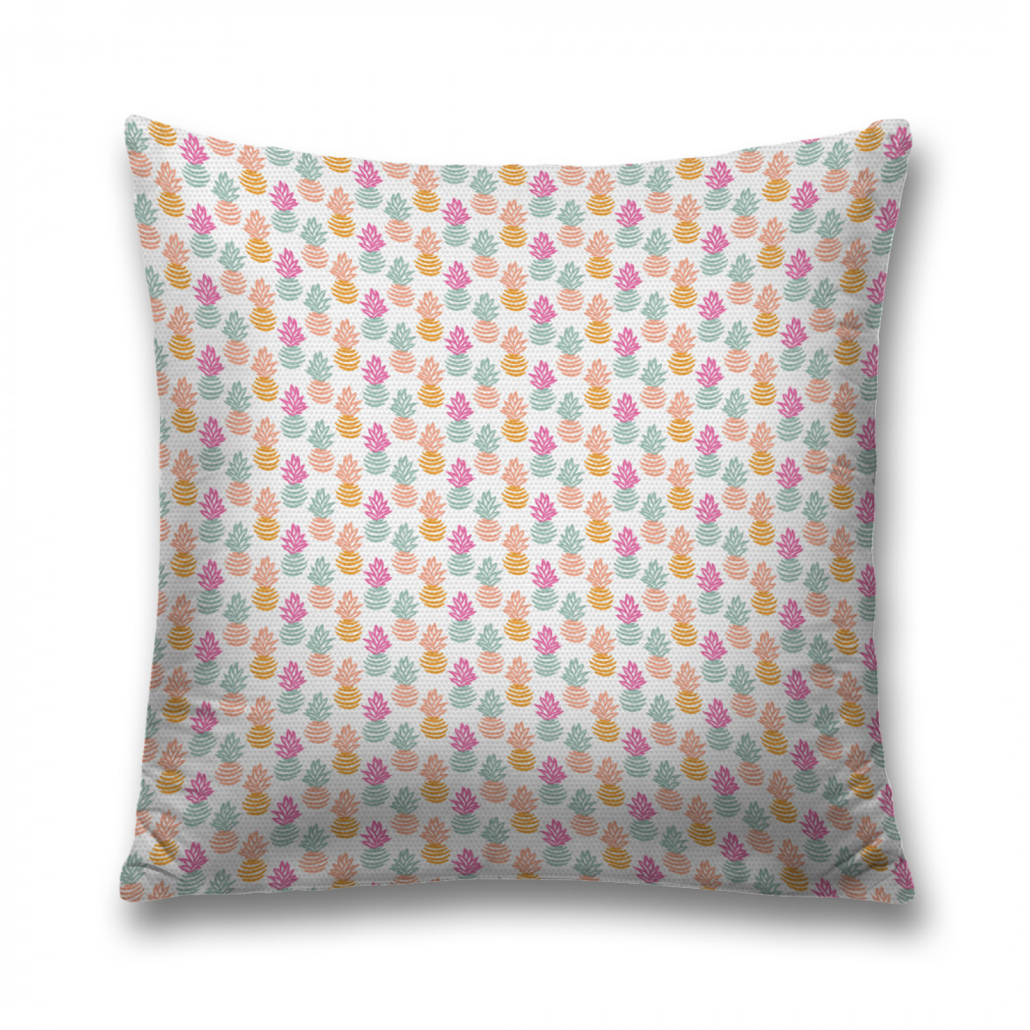 

Наволочка декоративная JoyArty "Полосатые ананасы" на молнии, 45x45 см, Полосатые ананасы