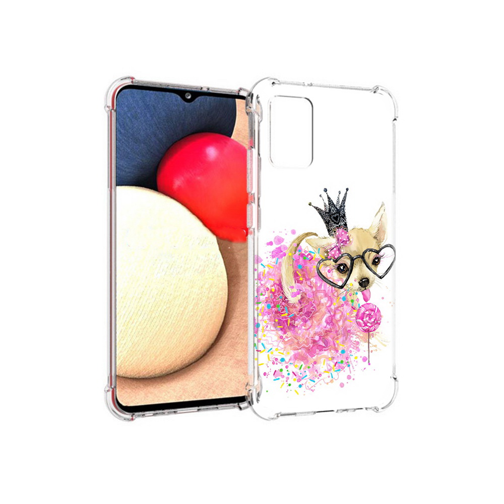 

Чехол MyPads Tocco для Samsung Galaxy A02s сладкая принцесса (PT156738.479.606), Прозрачный, Tocco
