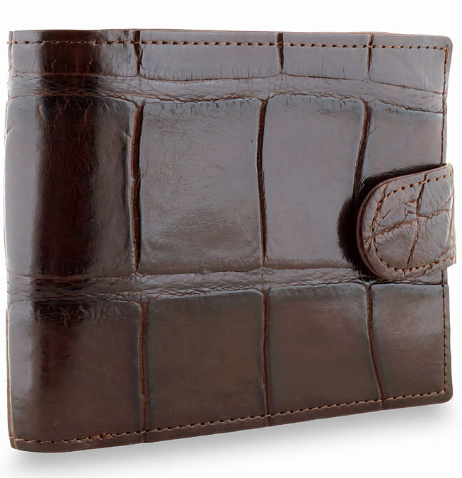 Портмоне мужское Exotic Leather kk-466a коричневое