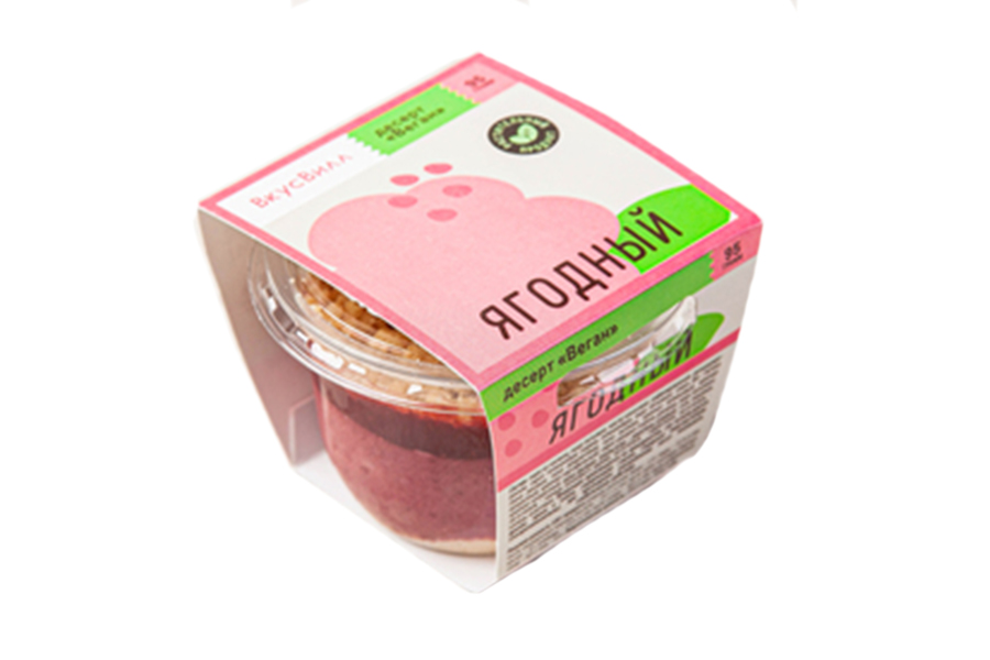 

Десерт ВкусВилл Ягодный Веган 95 г