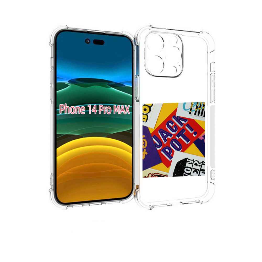 

Чехол MyPads джекпот для iPhone 14 Pro Max, Прозрачный, Tocco