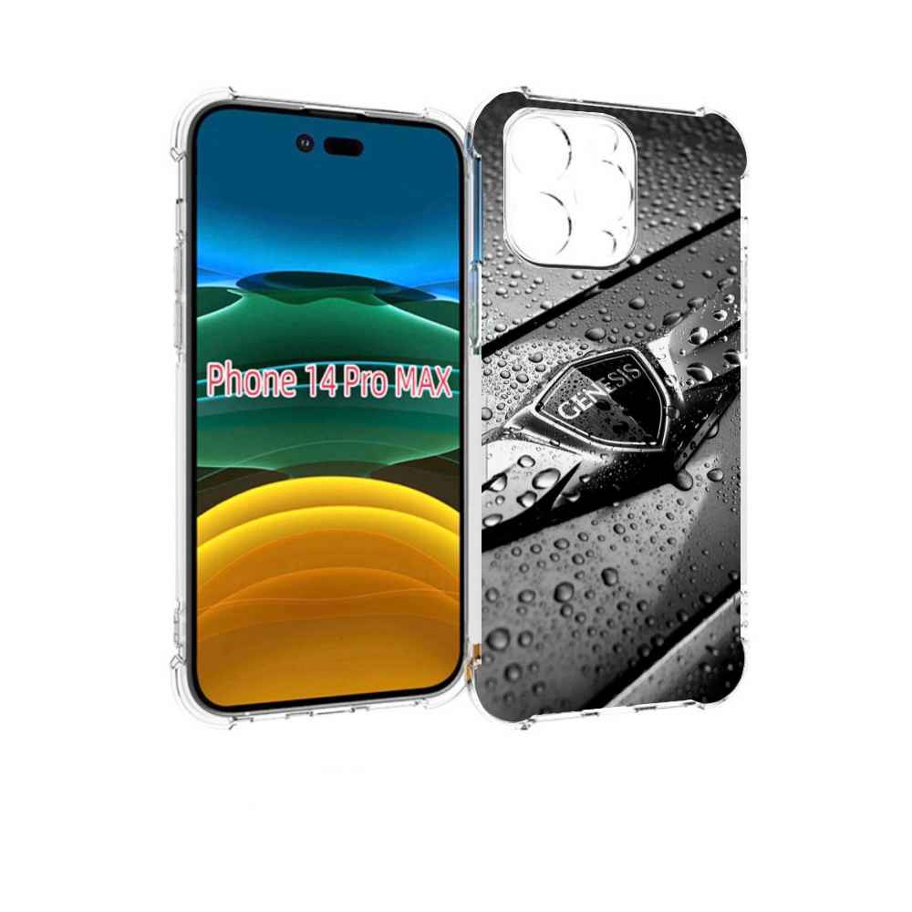 

Чехол MyPads genesis 2 мужской для iPhone 14 Pro Max, Прозрачный, Tocco