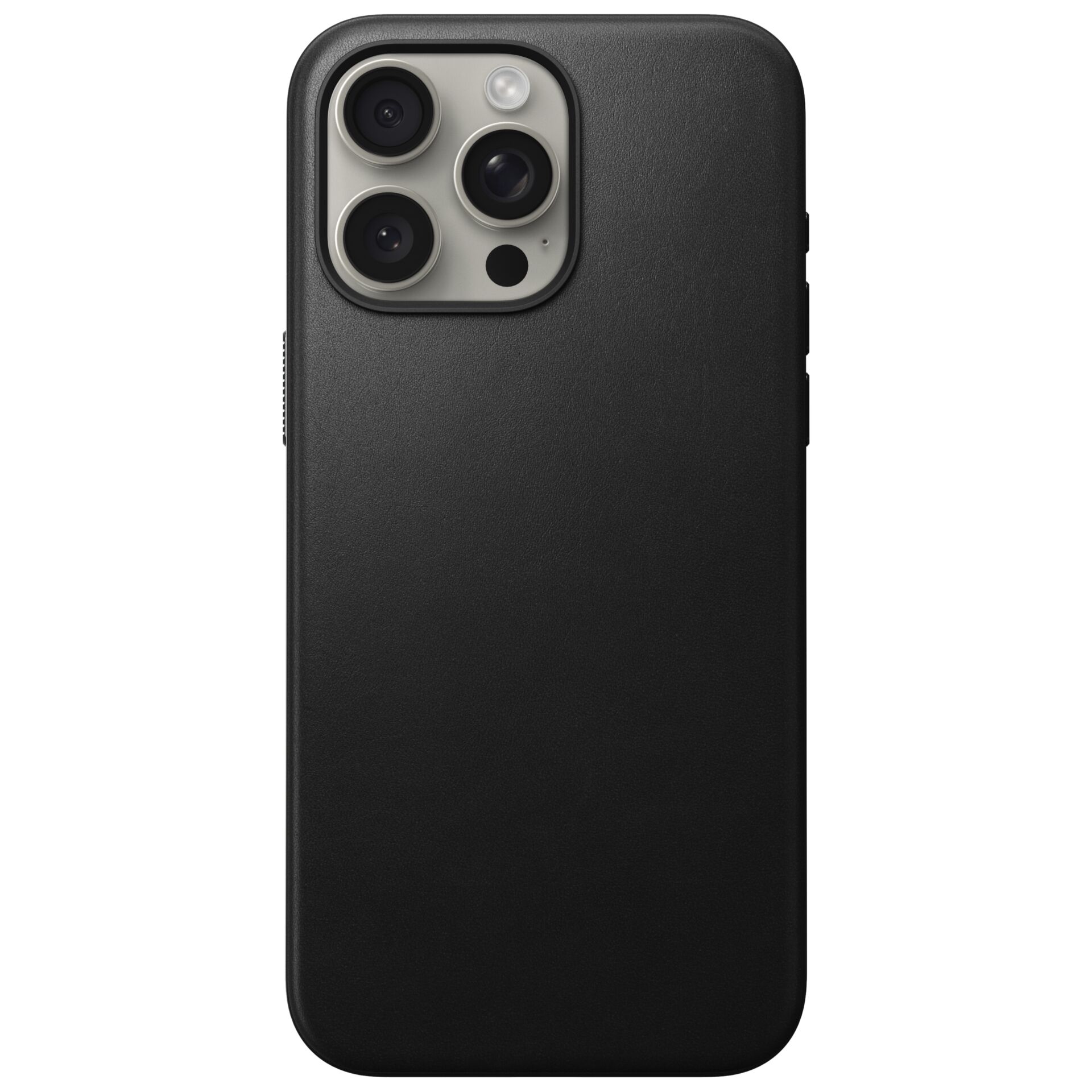 Чехол кожаный Nomad Modern Leather Magsafe для iPhone 15 Pro Max, черный, NM01618485