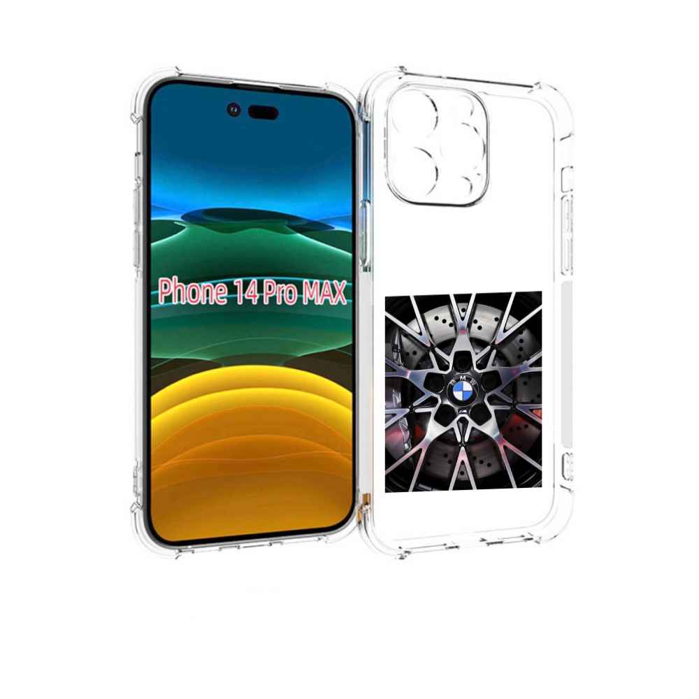 

Чехол MyPads диск мужской для iPhone 14 Pro Max, Прозрачный, Tocco