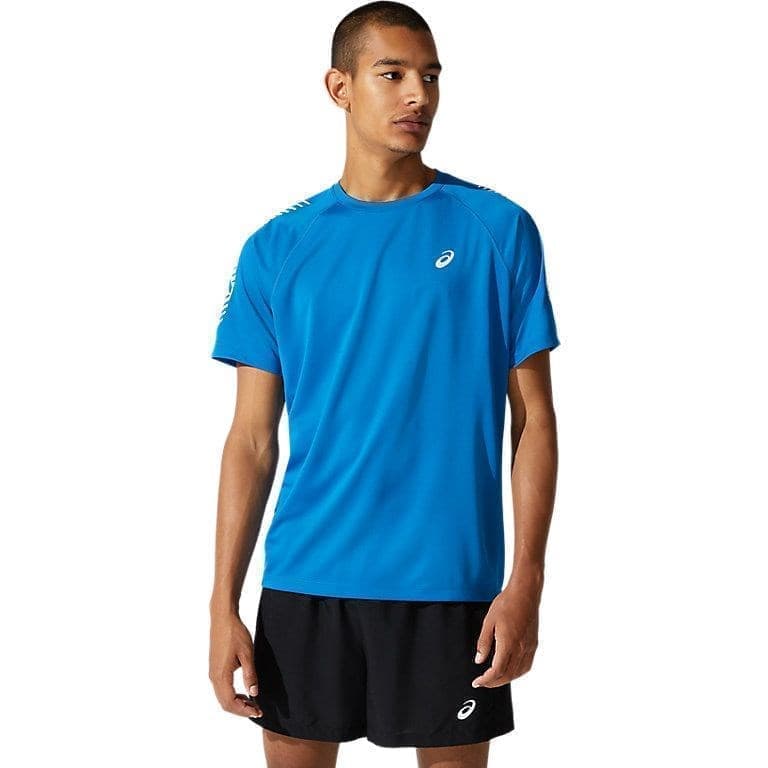 

Футболка мужская Asics 2011B055-403 синяя S, 2011B055-403