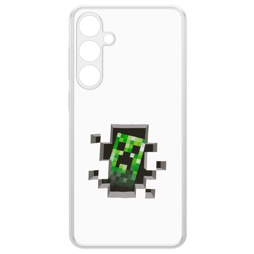 

Чехол-накладка Krutoff Clear Case Minecraft-Крипер для Samsung Galaxy S23 FE, Прозрачный