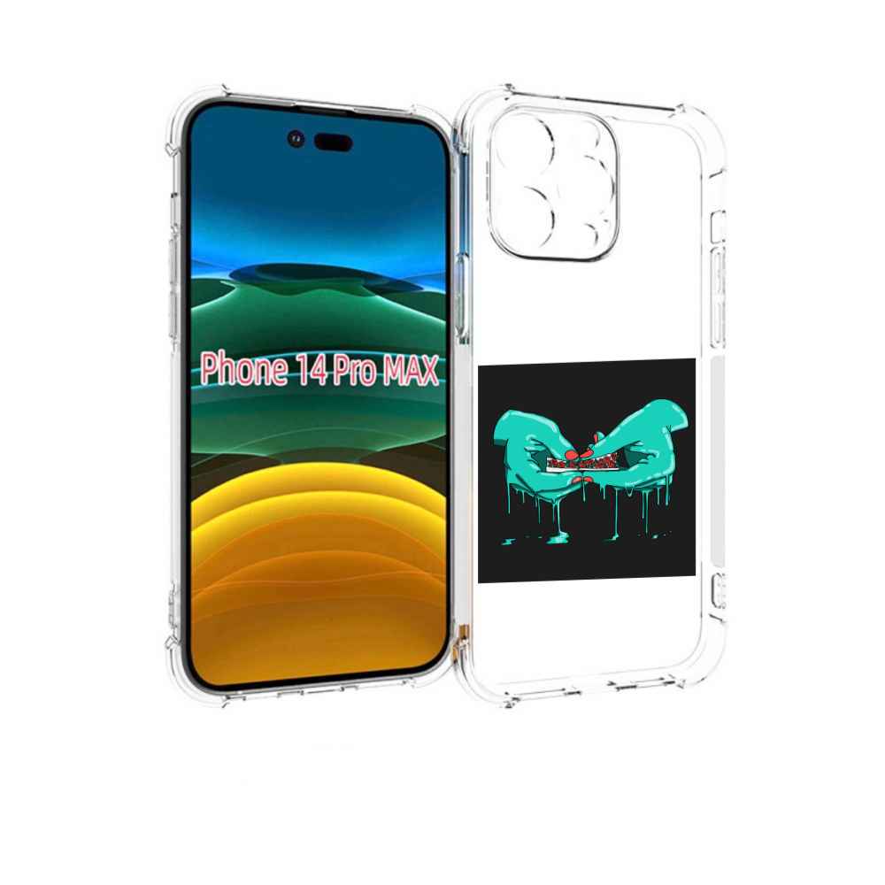 

Чехол MyPads закручиваю-розочки для iPhone 14 Pro Max, Прозрачный, Tocco