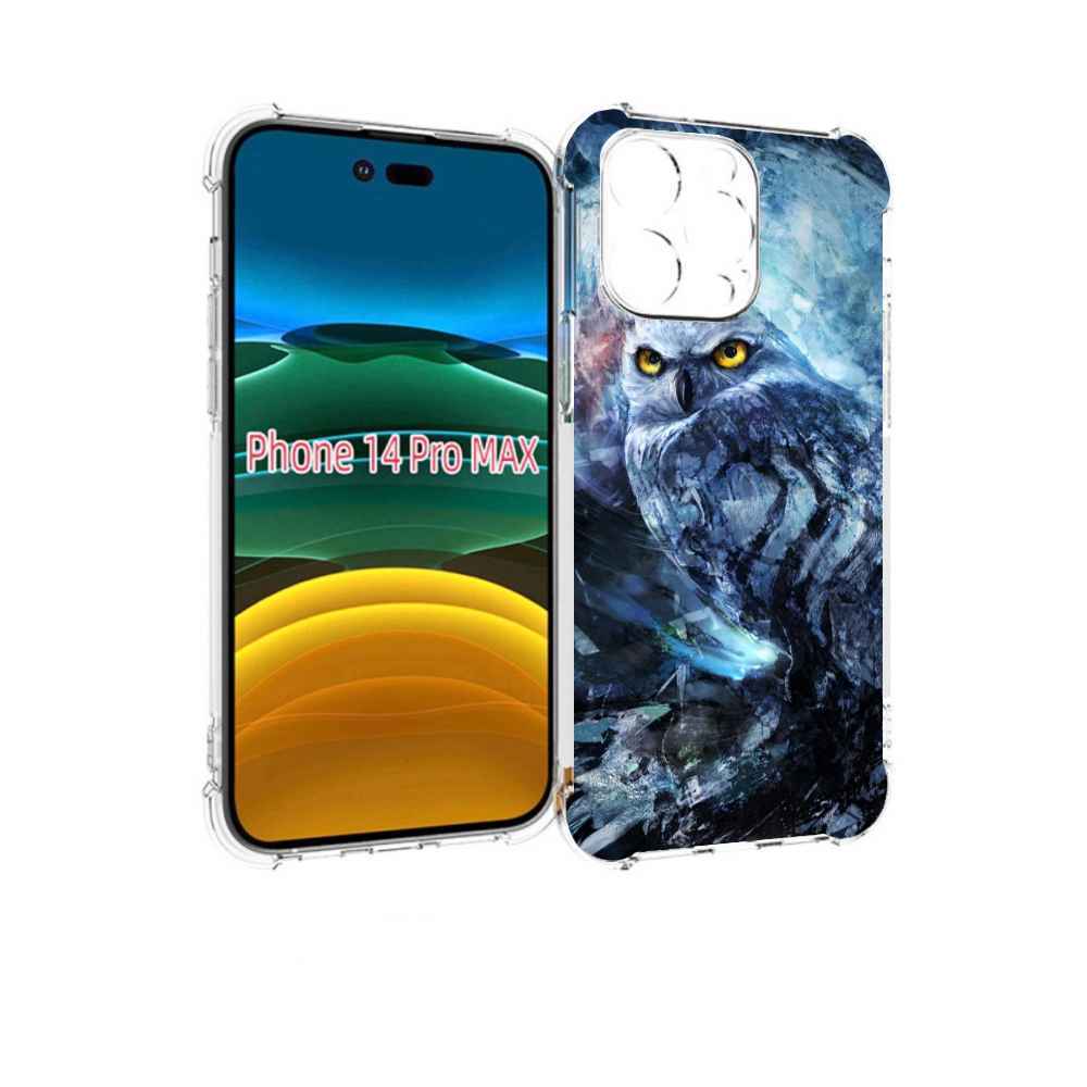 

Чехол MyPads замороженная-сова для iPhone 14 Pro Max, Прозрачный, Tocco