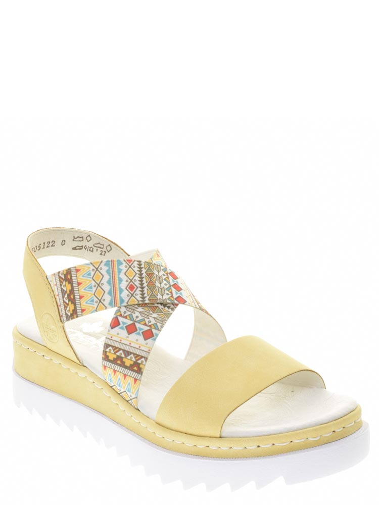 

Босоножки женские Rieker 149433 желтые 8 UK, 149433