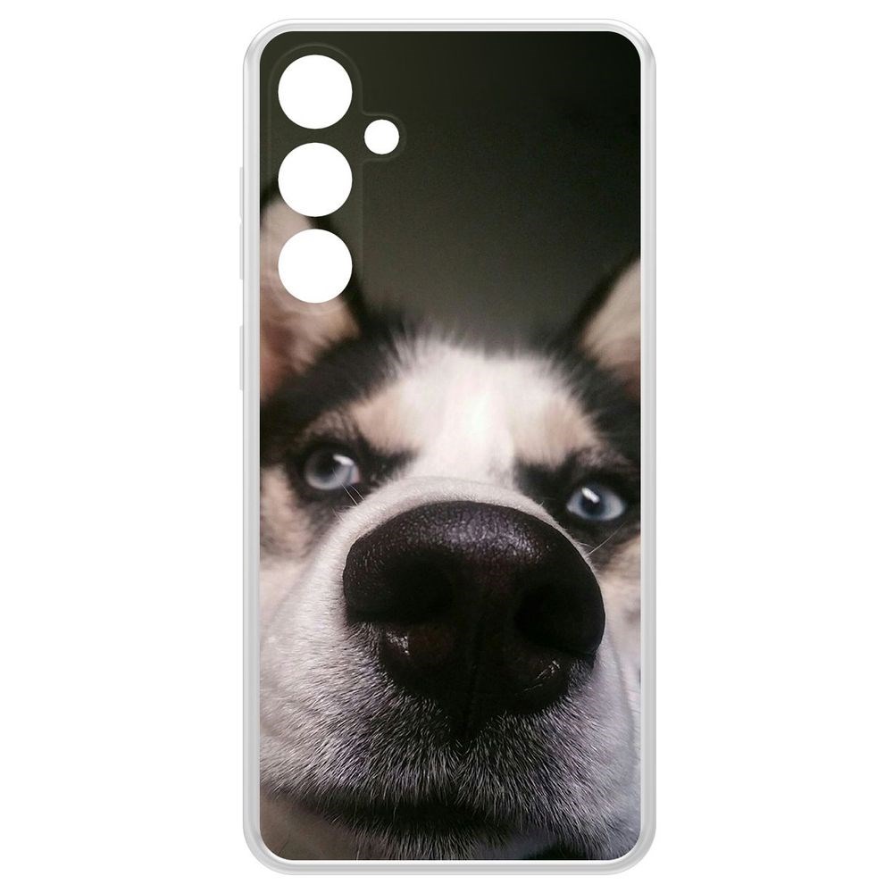 

Чехол-накладка Krutoff Clear Case Нос для Samsung Galaxy S23 FE, Прозрачный