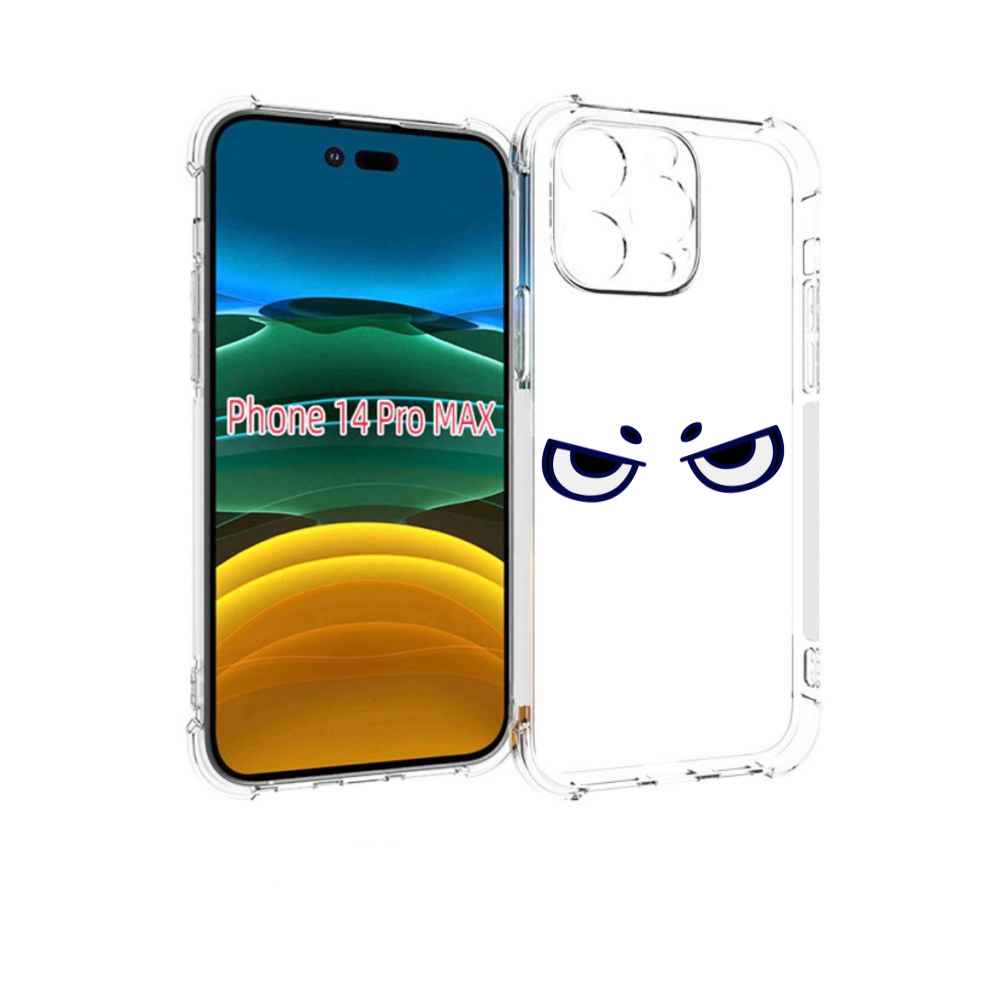 

Чехол MyPads злые-глазки для iPhone 14 Pro Max, Прозрачный, Tocco