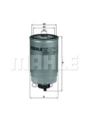 

Фильтр топливный KNECHT/MAHLE KC140