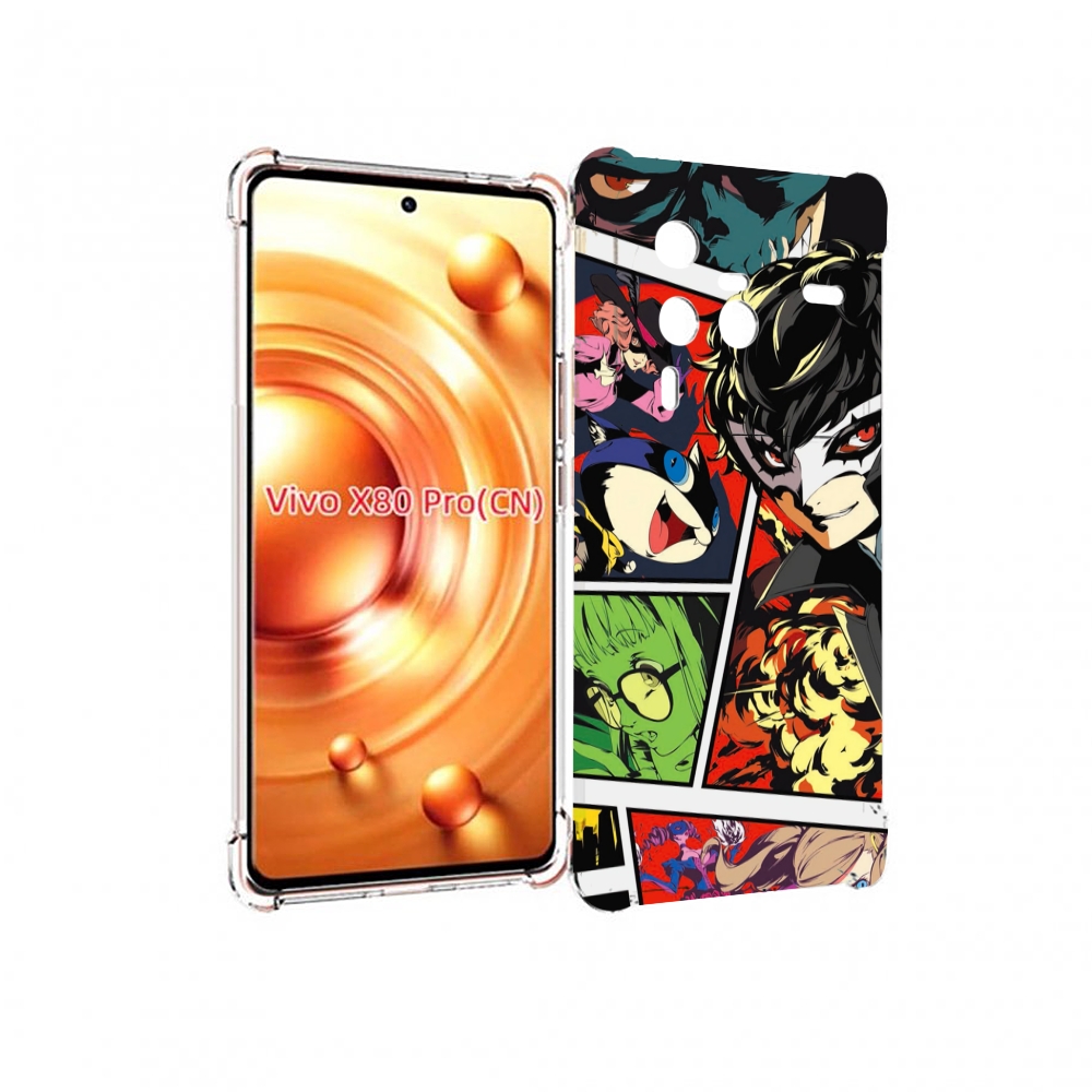 

Чехол MyPads Persona 5 art для Vivo X80 Pro, Прозрачный, Tocco