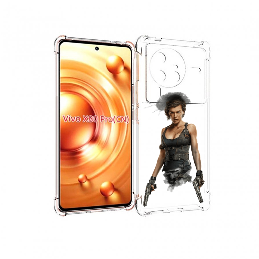 

Чехол MyPads Resident-Evil для Vivo X80 Pro, Прозрачный, Tocco