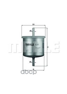 

Фильтр топливный KNECHT/MAHLE KL61