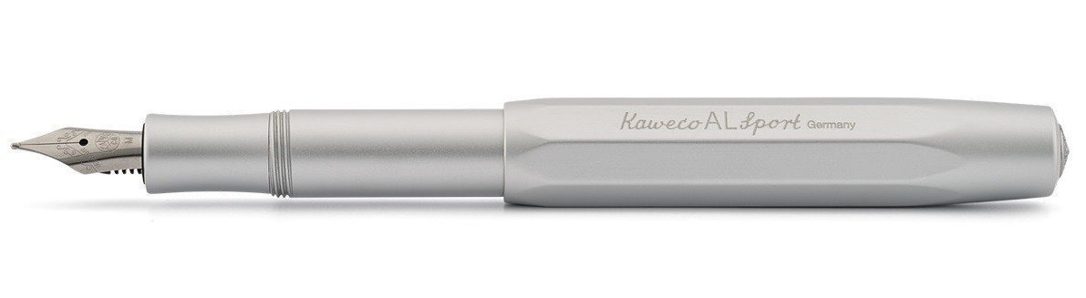 Перьевая ручка Kaweco AL Sport EF серебристый алюминиевый корпус 100043342699