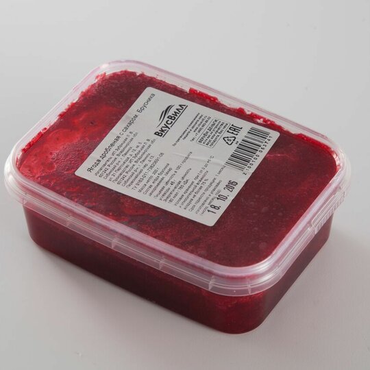 

Протертая брусника ВкусВилл с сахаром 200 г