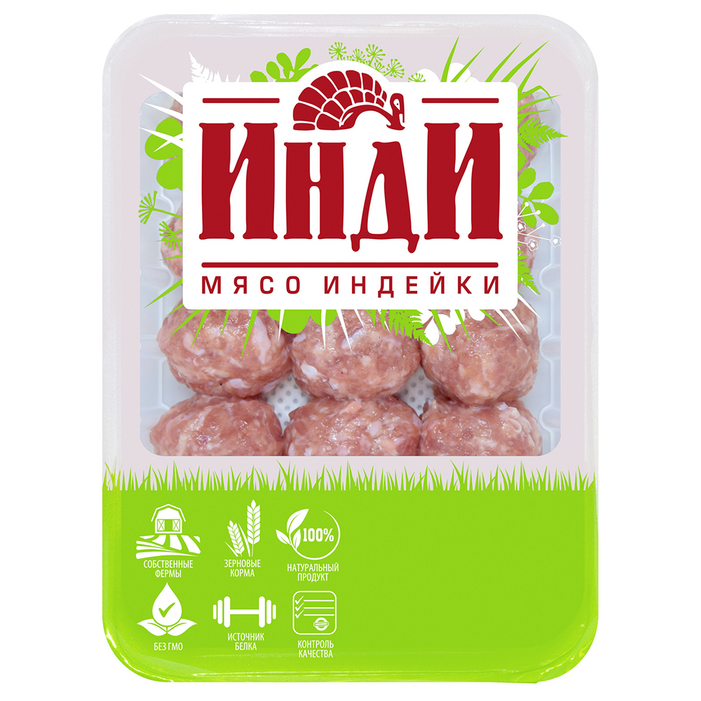 

Фрикадельки из индейки Инди охлажденные 300 г