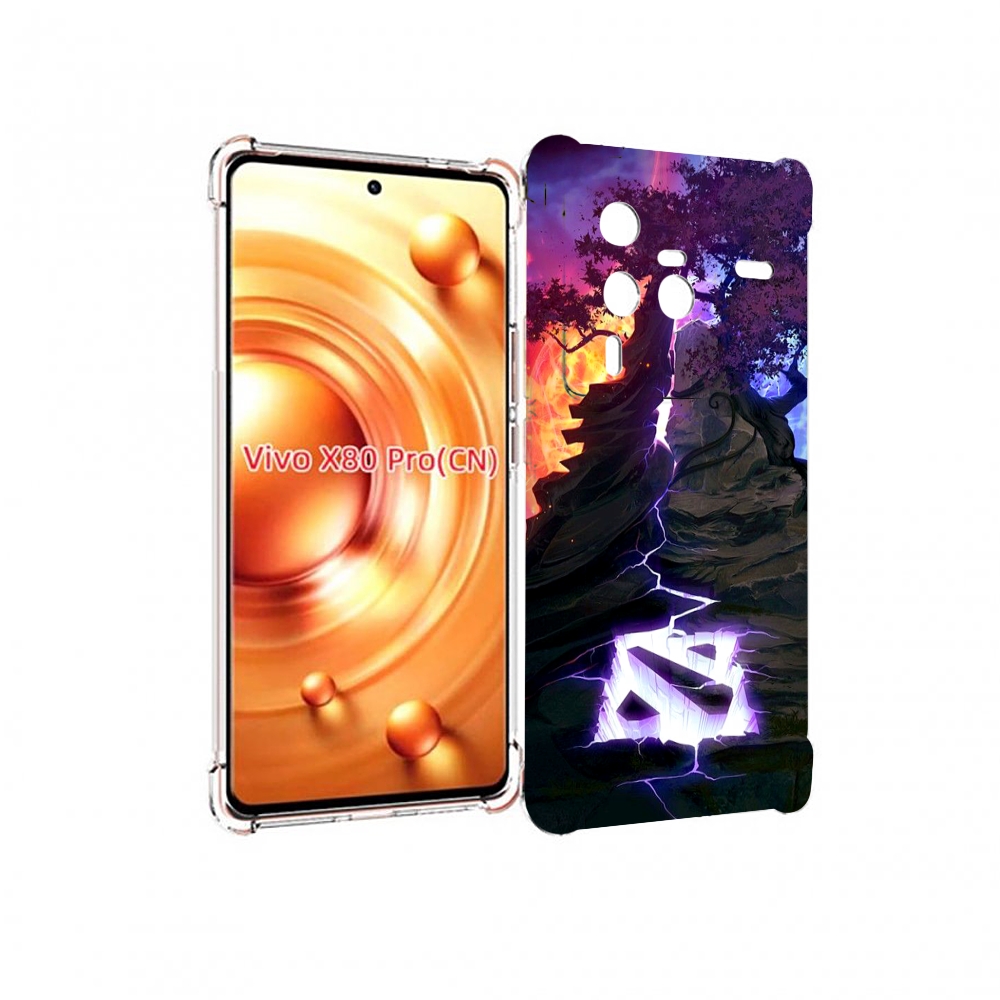 

Чехол MyPads dota 2 логотип для Vivo X80 Pro, Прозрачный, Tocco