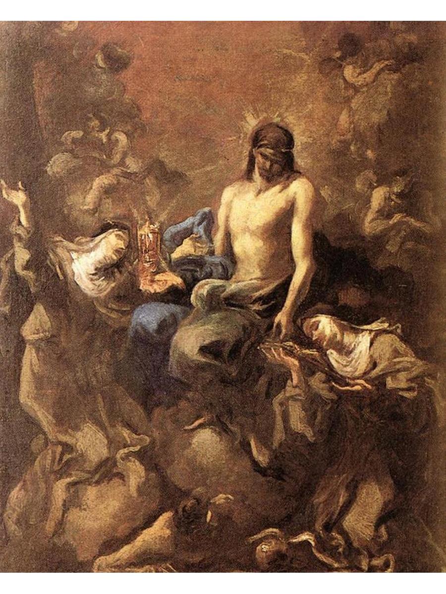 

Постер DRABS A2 Алессандро Маньяско Christ Adored by Two Nuns