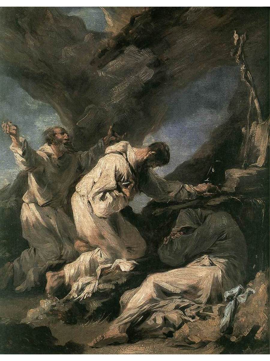 

Постер DRABS A2 Алессандро Маньяско Praying Monks