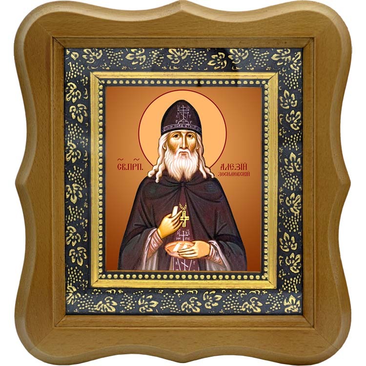 

Алексий Зосимовский (Соловьев) преподобный. Икона на холсте.