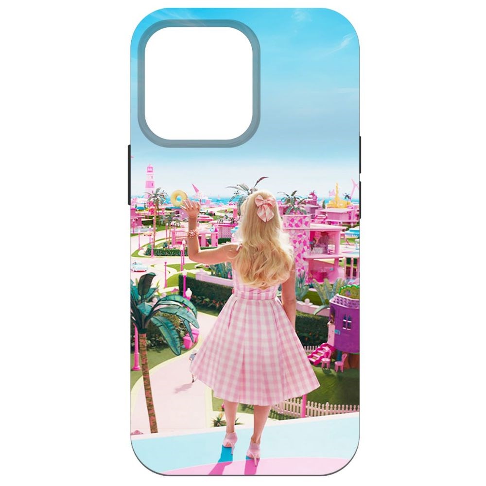 

Чехол-накладка Krutoff Soft Case Барбиленд для iPhone 14 Pro Max черный