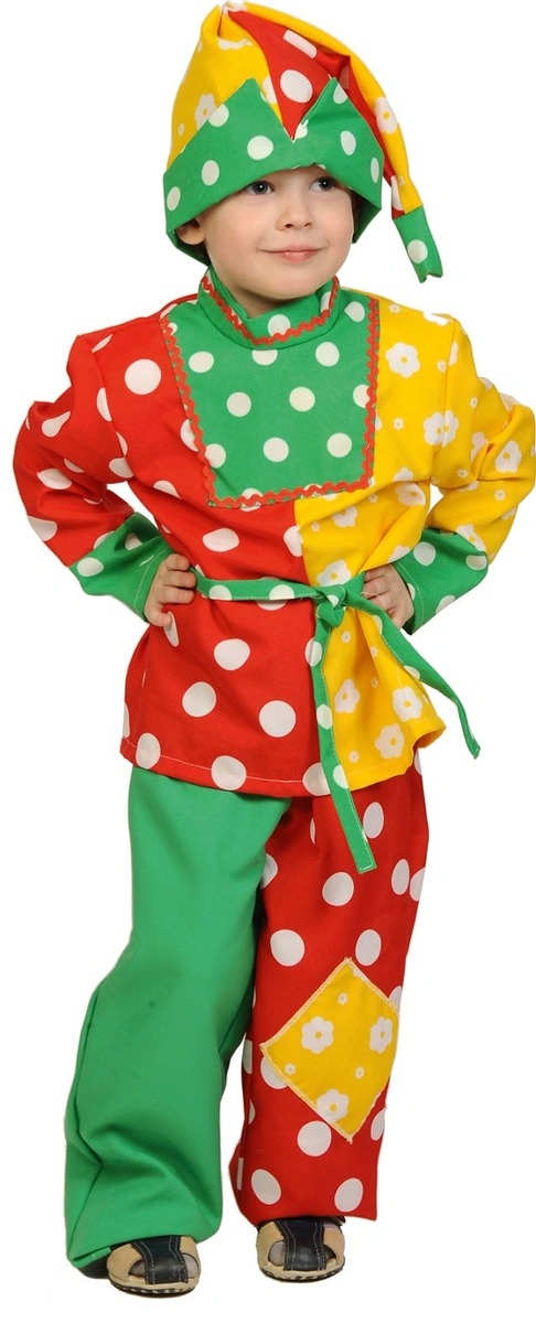 фото Карнавальный костюм петрушка размер: 28-30 карнавалофф