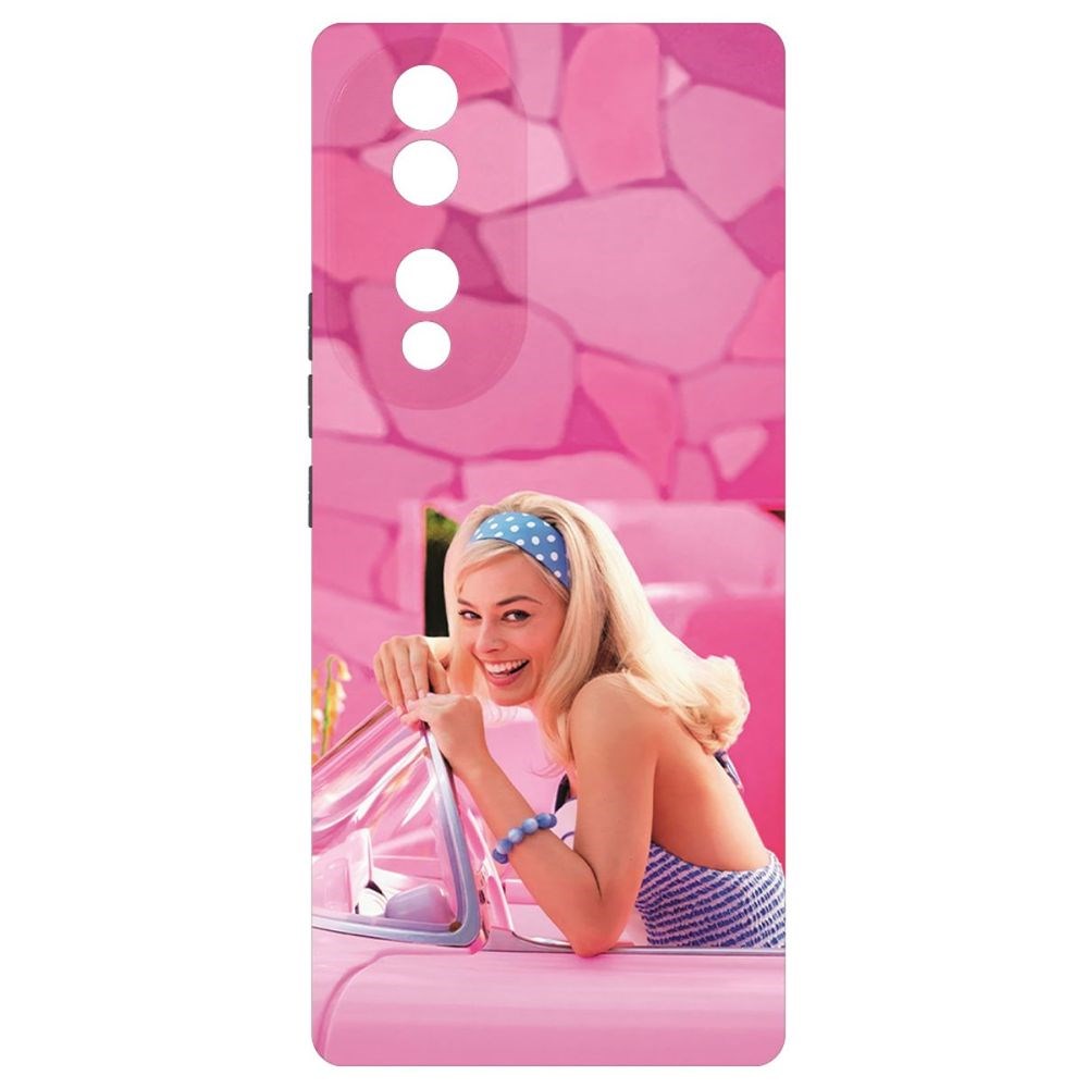 

Чехол-накладка Krutoff Soft Case Барби в розовом для Honor 70 черный