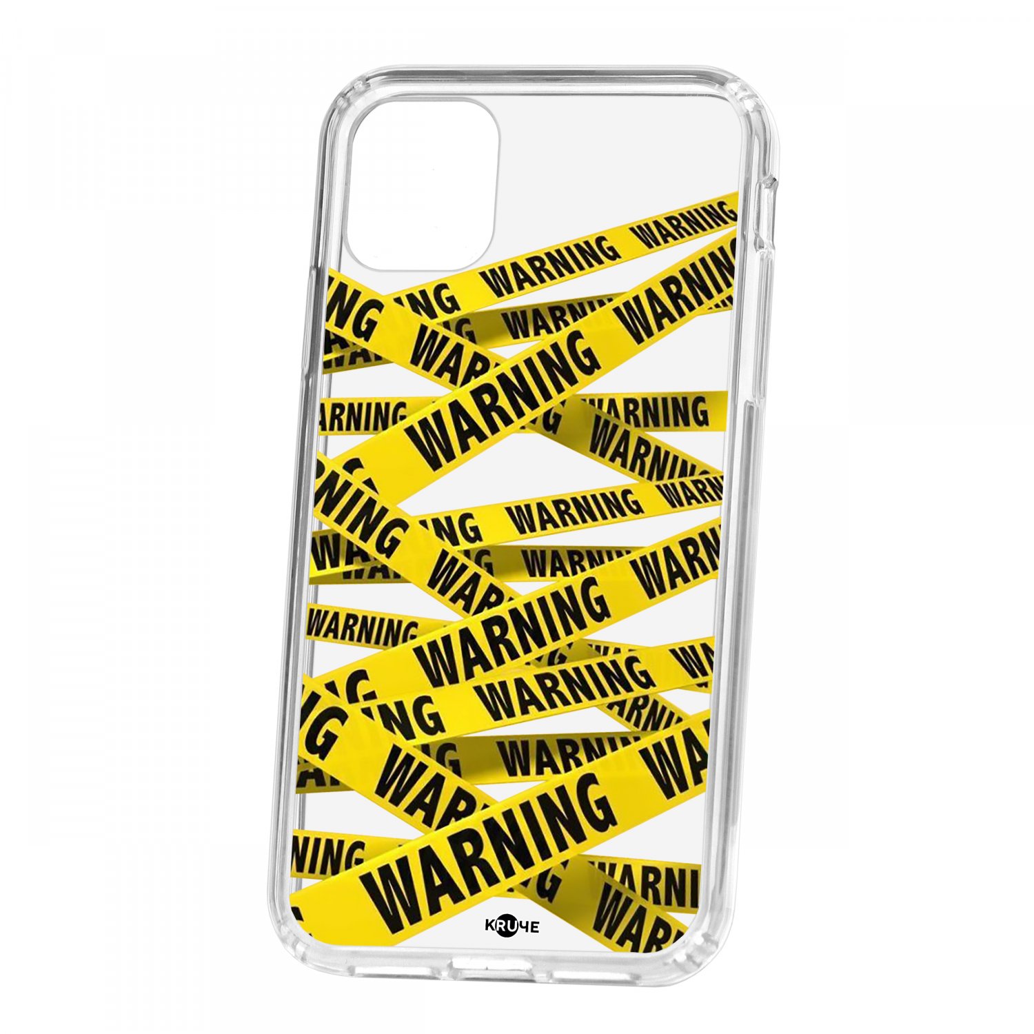 фото Чехол kruche для iphone 11 print warning кruче