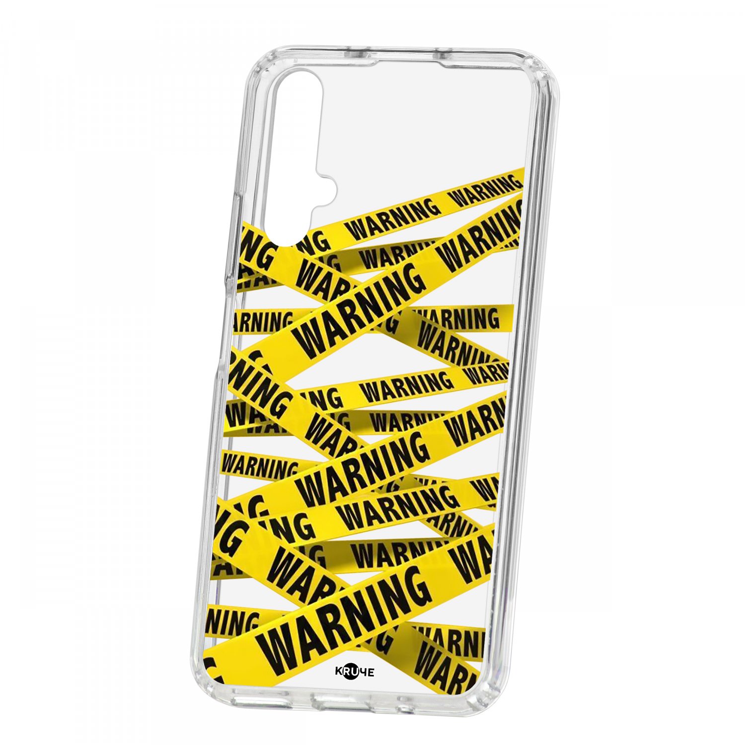 фото Чехол-накладка huawei honor 20 kruche print warning кruче