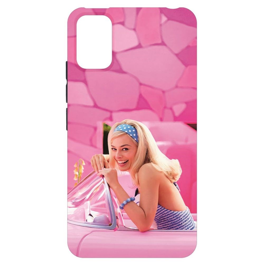 

Чехол-накладка Krutoff Soft Case Барби в розовом для Itel A17 черный