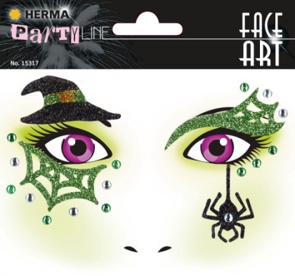 фото Наклейки "face art. art witch" herma