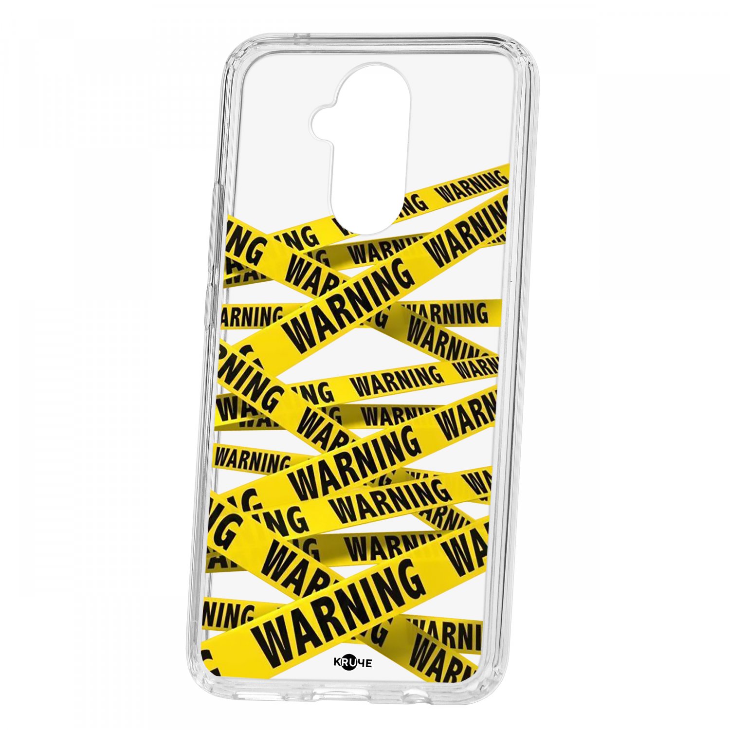 

Чехол-накладка Huawei Mate 20 Lite Kruche Print Warning, Print