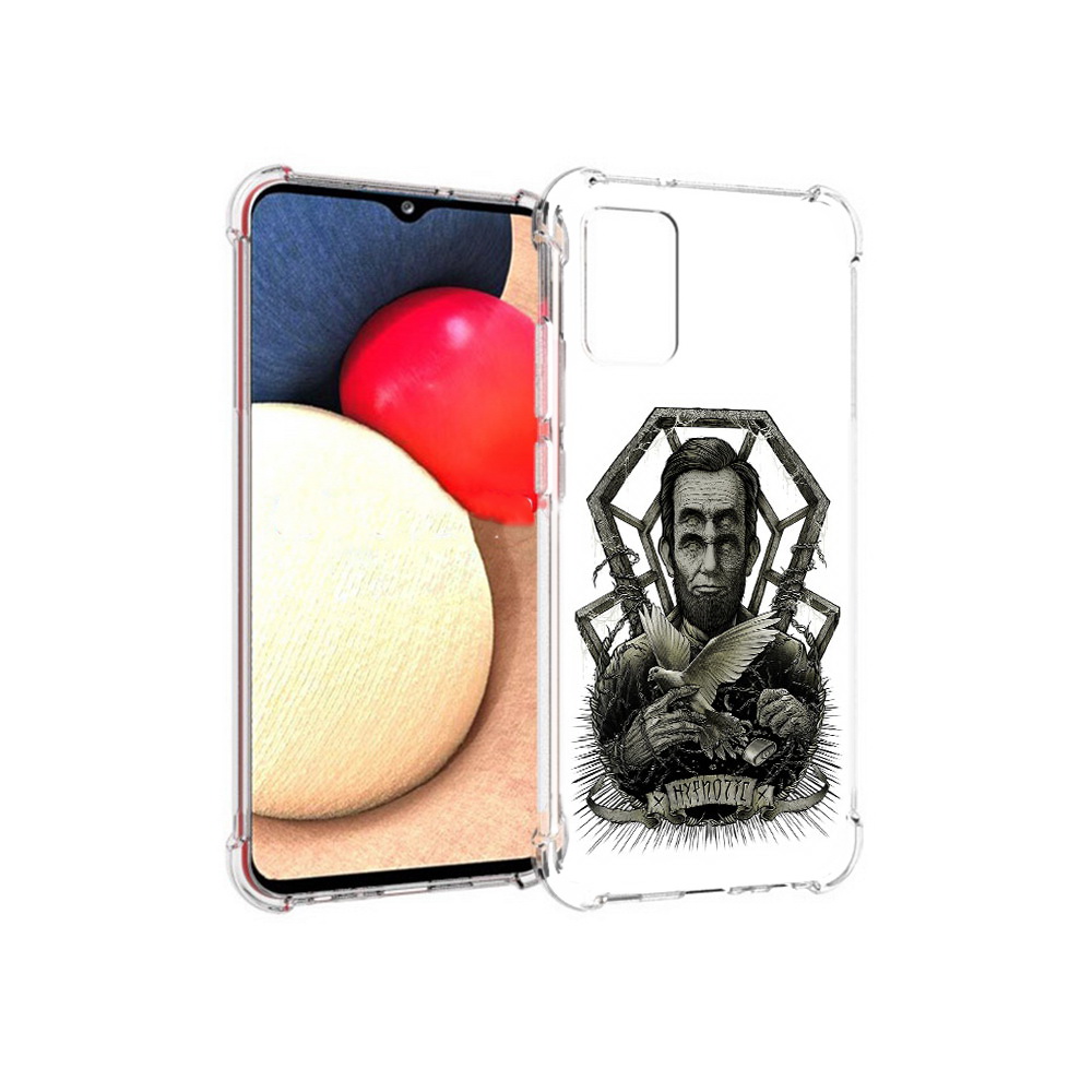 

Чехол MyPads Tocco для Samsung Galaxy A02s франклин абстракция (PT156738.479.662), Прозрачный, Tocco