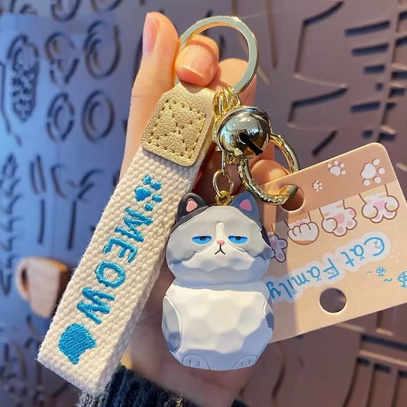 

Брелок унисекс BlueStar Meow серый, Meow