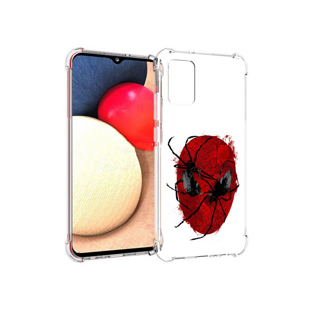 

Чехол MyPads Tocco для Samsung Galaxy A02s человек паук (PT156738.479.673), Прозрачный, Tocco