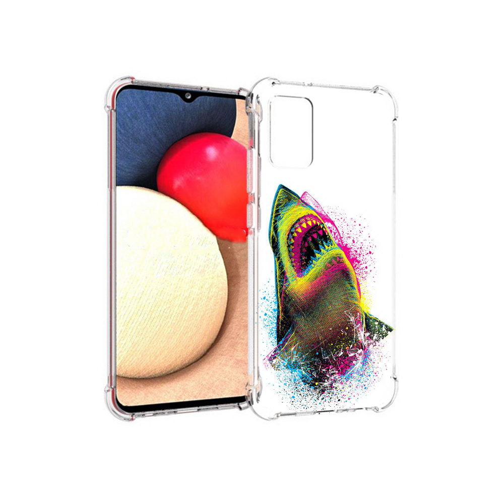 

Чехол MyPads Tocco для Samsung Galaxy A02s челюсти-2 (PT156738.479.674), Прозрачный, Tocco